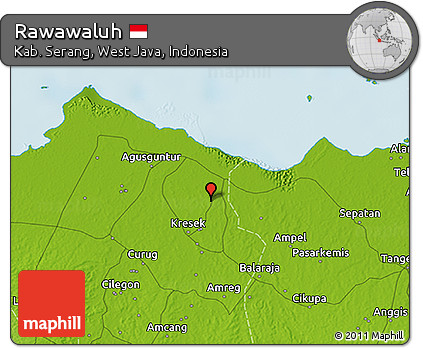 Physical 3D Map of Rawawaluh