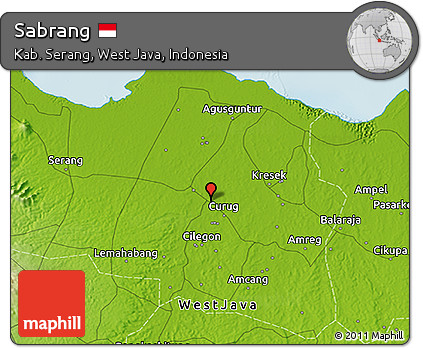 Physical 3D Map of Sabrang