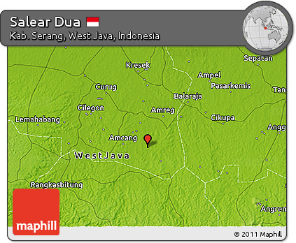 Physical 3D Map of Salear Dua