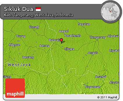 Physical 3D Map of Sikluk Dua