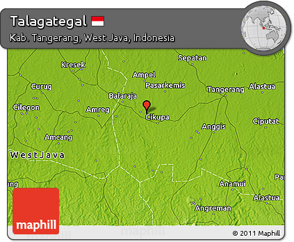 Physical 3D Map of Talagategal