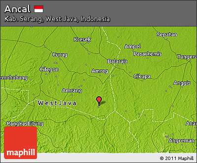 Physical 3D Map of Ancal