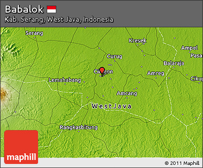 Physical 3D Map of Babalok