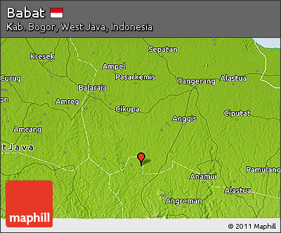 Physical 3D Map of Babat