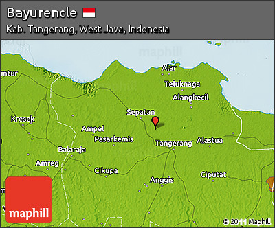 Physical 3D Map of Bayurencle