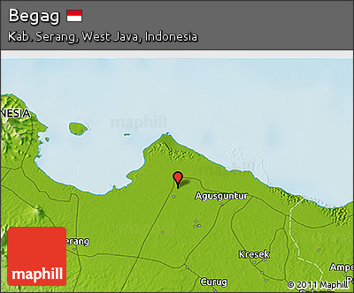 Physical 3D Map of Begag
