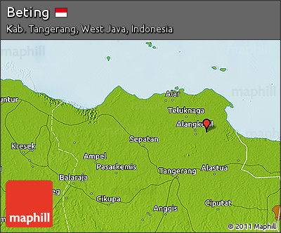 Physical 3D Map of Beting