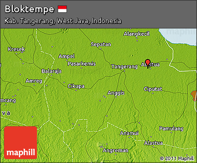 Physical 3D Map of Bloktempe