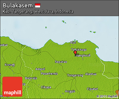 Physical 3D Map of Bulakasem