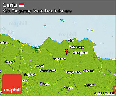 Physical 3D Map of Cariu