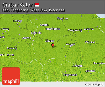 Physical 3D Map of Ciakar Kaler