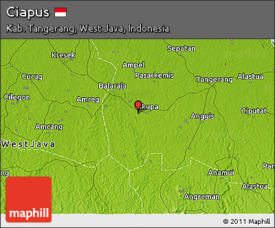 Physical 3D Map of Ciapus