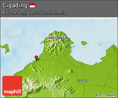 Physical 3D Map of Cigading