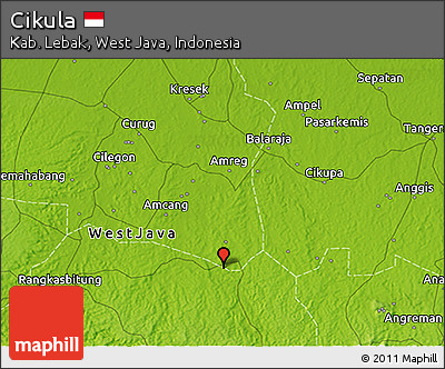 Physical 3D Map of Cikula