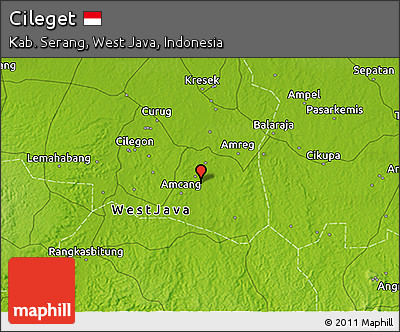 Physical 3D Map of Cileget