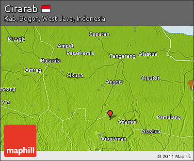 Physical 3D Map of Cirarab