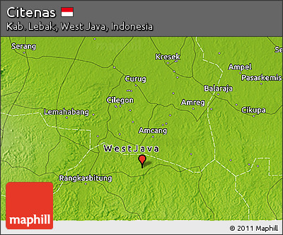 Physical 3D Map of Citenas