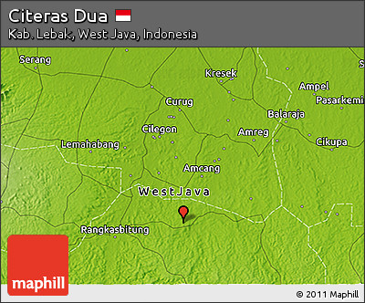 Physical 3D Map of Citeras Dua