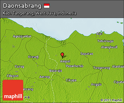 Physical 3D Map of Daonsabrang