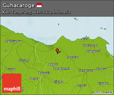 Physical 3D Map of Guhacaroge