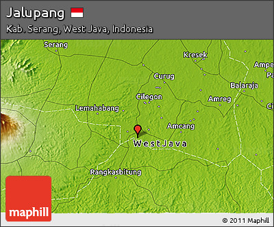 Physical 3D Map of Jalupang
