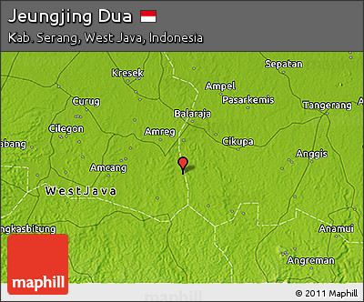 Physical 3D Map of Jeungjing Dua