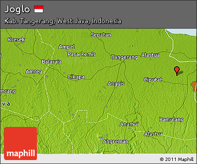 Physical 3D Map of Joglo