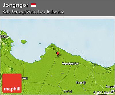 Physical 3D Map of Jongngor