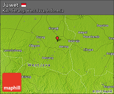 Physical 3D Map of Juwet