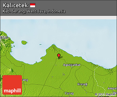 Physical 3D Map of Kalicetek