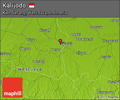 Physical 3D Map of Kalijodo