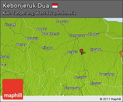 Physical 3D Map of Kebonjeruk Dua