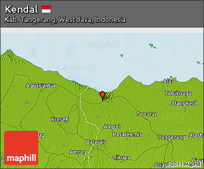 Physical 3D Map of Kendal