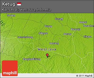 Physical 3D Map of Ketug