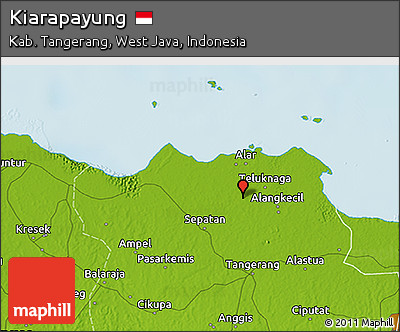 Physical 3D Map of Kiarapayung