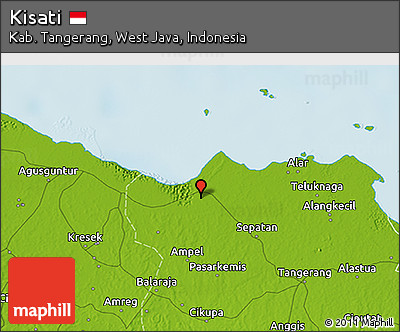 Physical 3D Map of Kisati