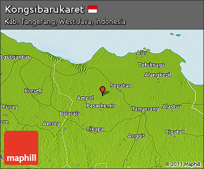 Physical 3D Map of Kongsibarukaret