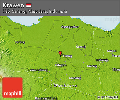 Physical 3D Map of Krawen