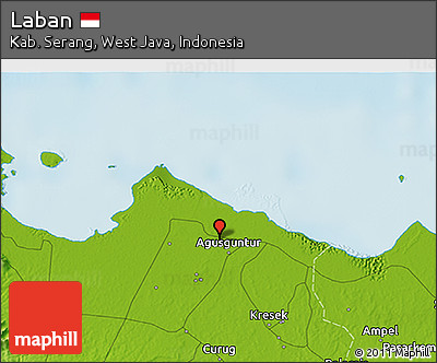 Physical 3D Map of Laban