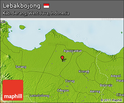 Physical 3D Map of Lebakbojong