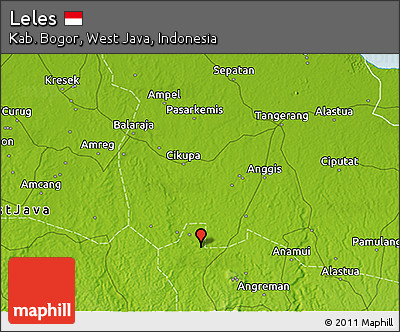 Physical 3D Map of Leles