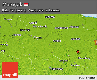 Physical 3D Map of Marugak