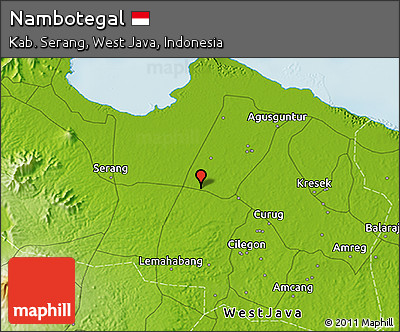 Physical 3D Map of Nambotegal