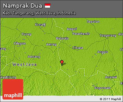 Physical 3D Map of Namprak Dua