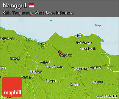 Physical 3D Map of Nanggul