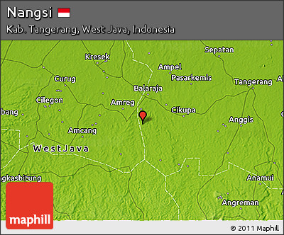 Physical 3D Map of Nangsi