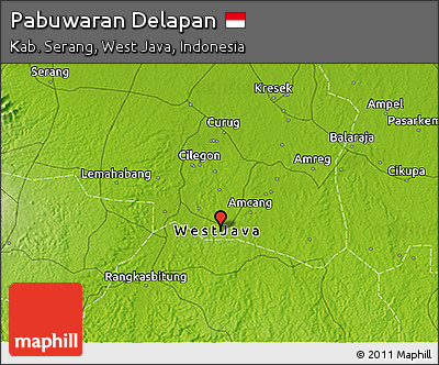 Physical 3D Map of Pabuwaran Delapan