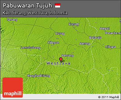 Physical 3D Map of Pabuwaran Tujuh