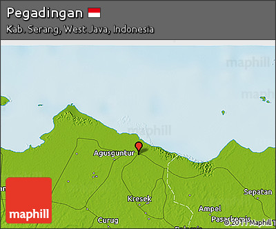 Physical 3D Map of Pegadingan