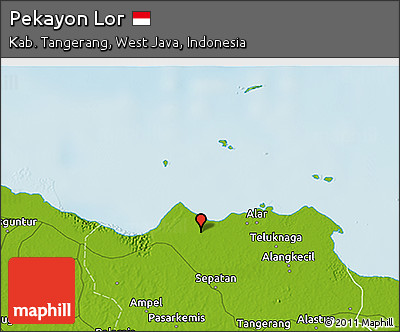 Physical 3D Map of Pekayon Lor